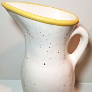 JULIE SANDERS CYCLAMEN ~ Hand Made Signed Pitcher (or Vase)